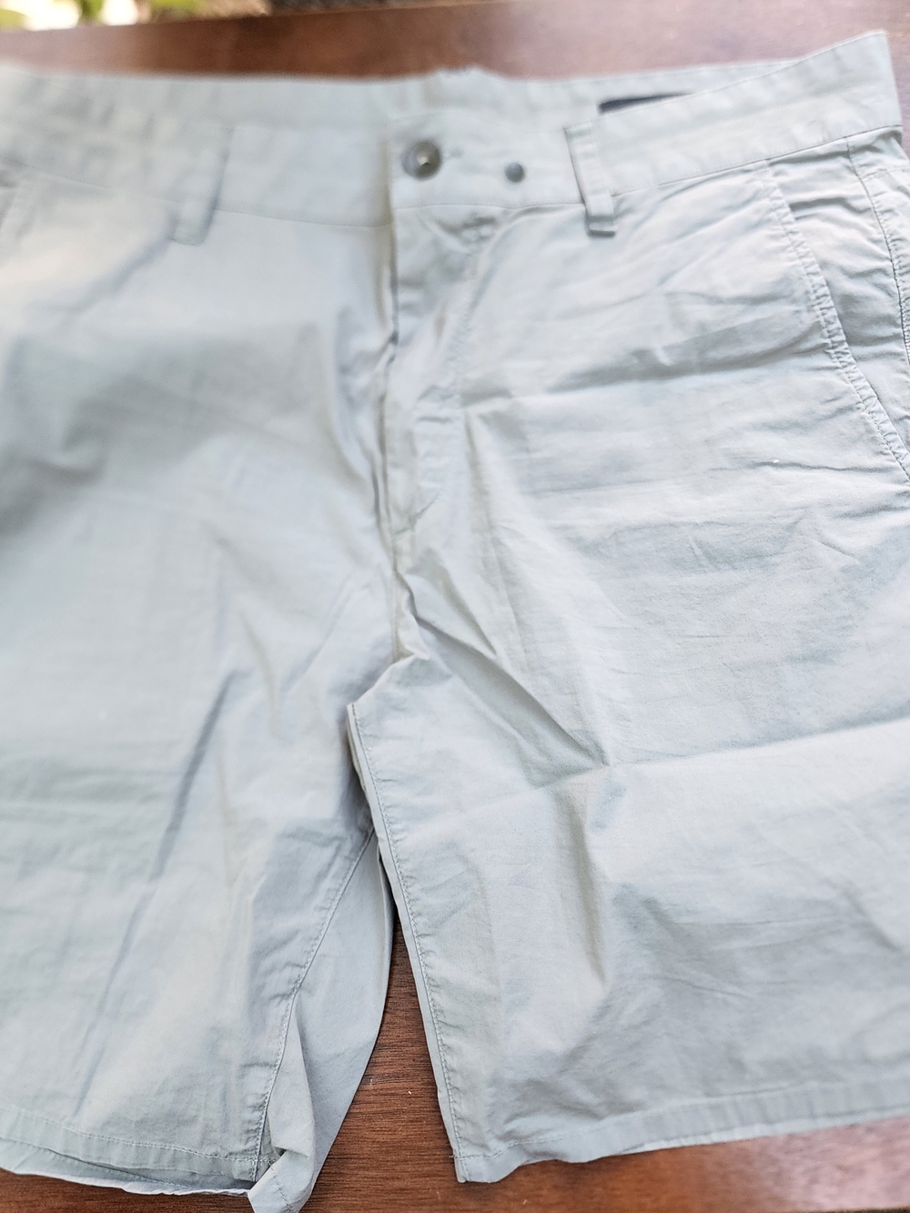rag & bone New York Men's Casual Chino Shorts Size 32 Light Sage Gray
